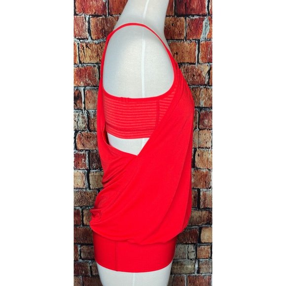 Lululemon No Limits Yoga Tube Tank Racerback Bra Top Shirt Size 6 Pink - Picture 2 of 7